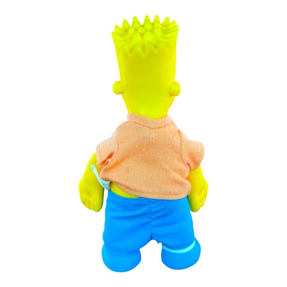 The Simpsons Bart Simpson Plush Doll 1990 20th Century Fox Burger King Toy - Picture 6 of 8